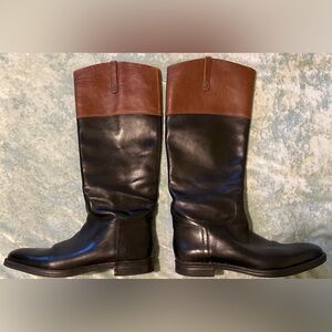 Enzo Angiolini Black and Brown Women's Boots